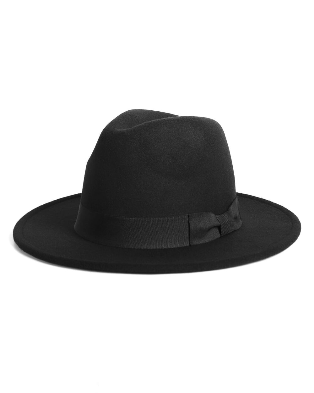 1106 Small Felt Fedora Hats,Petite Warm Panama Fedora Hat,Unisex Wide Brim